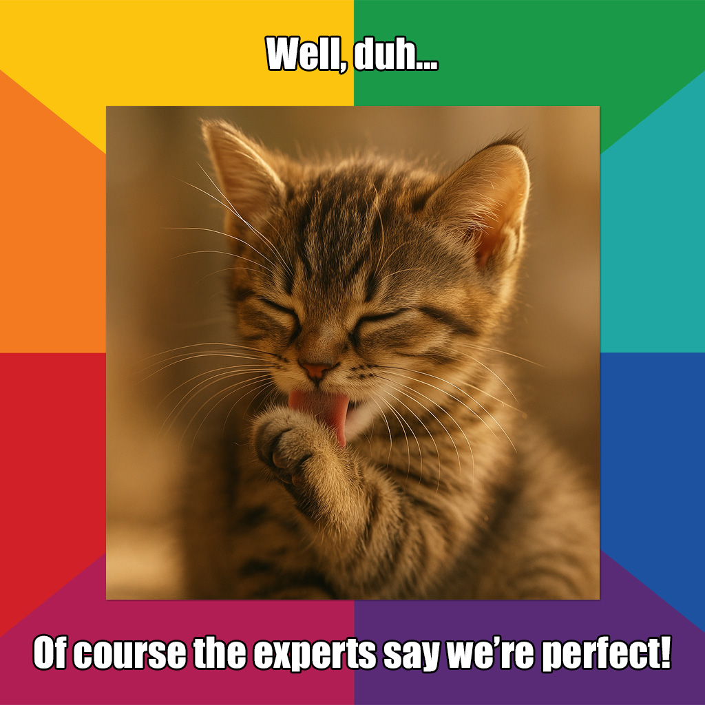 Cats Are Perfect! – Annette Mori, image size:1024x1024